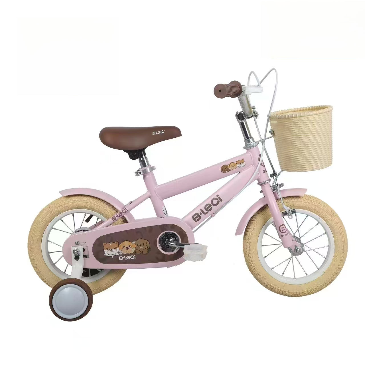Bicicleta Infantil 14'' Aprendizaje Acero con Canasta