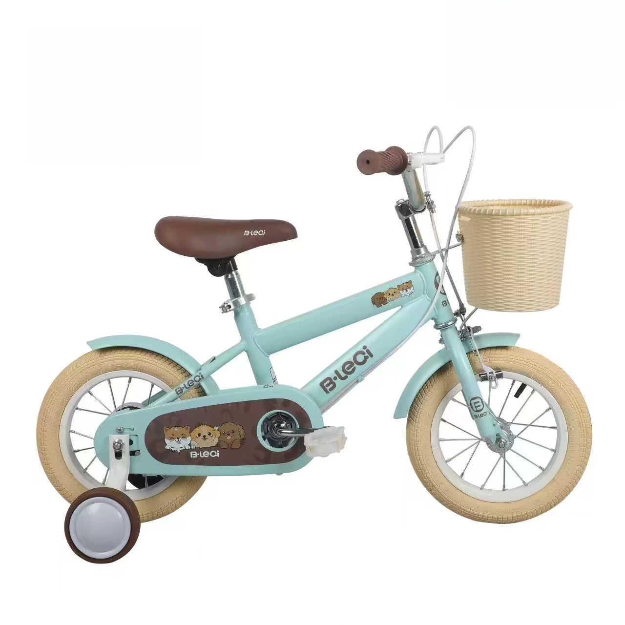 Bicicleta Infantil 14'' Aprendizaje Acero con Canasta