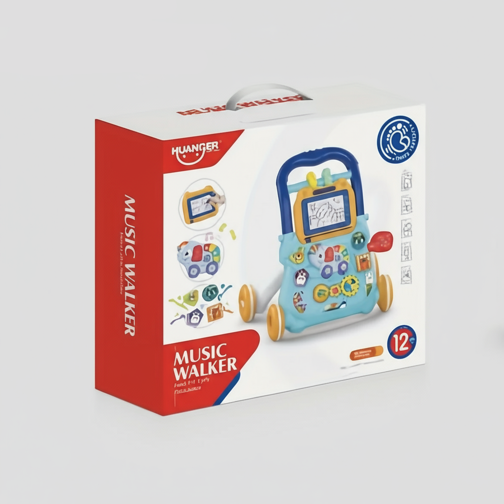 Andador 3 en 1 Bebé Ola: Primeros Pasos, Creatividad y Juego