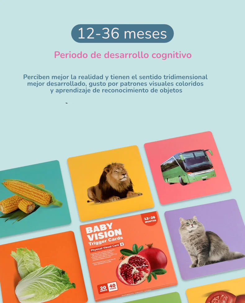 Tarjetas de Alto Contraste |  Método Montessori