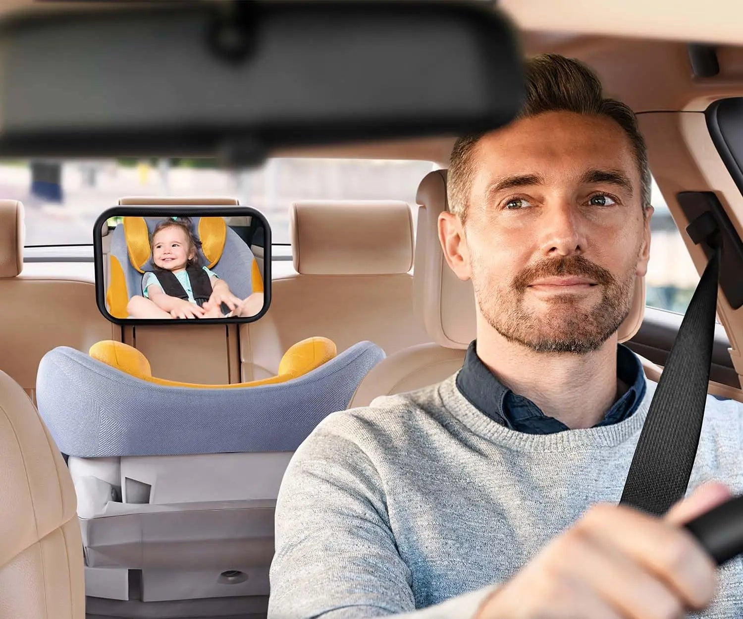 Espejo Retrovisor Bebé Antivibración 360° Certificado ROHS