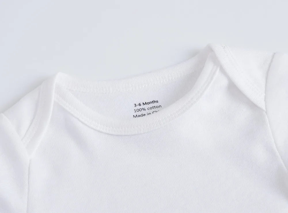 Pañaleros de Algodón  – Manga Larga (0-24M)