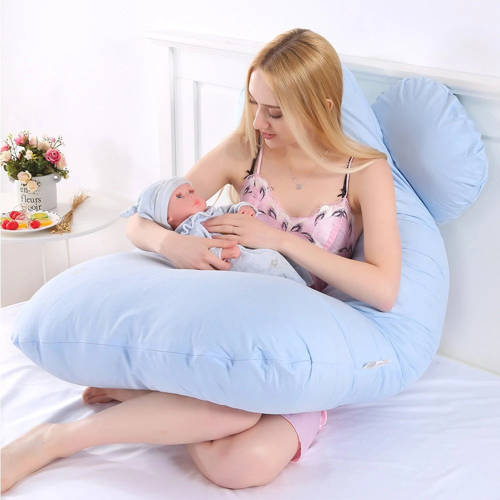 Almohada de Embarazo de Soporte Corporal (130x70 cm) | Soporte de Cuerpo Total, Clase A y Refrescante