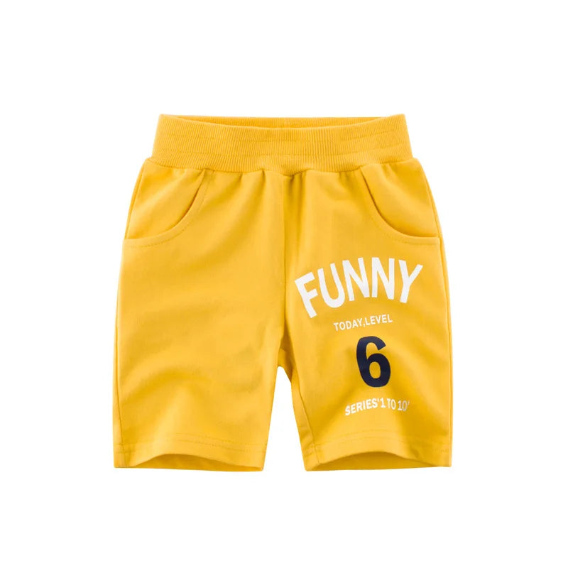 Set de 4 Shorts "Aventura de Verano" – Listos para la Diversión bajo el Sol (6M-3T)