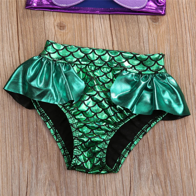 Bikini "Sirenita Encantada" – ¡Diversión Bajo el Mar! (0M-8T)