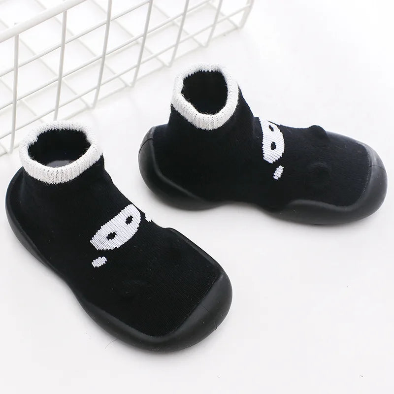 Calceta-Zapato para Primeros Pasos - Suela de Goma Antideslizante (0-24M)