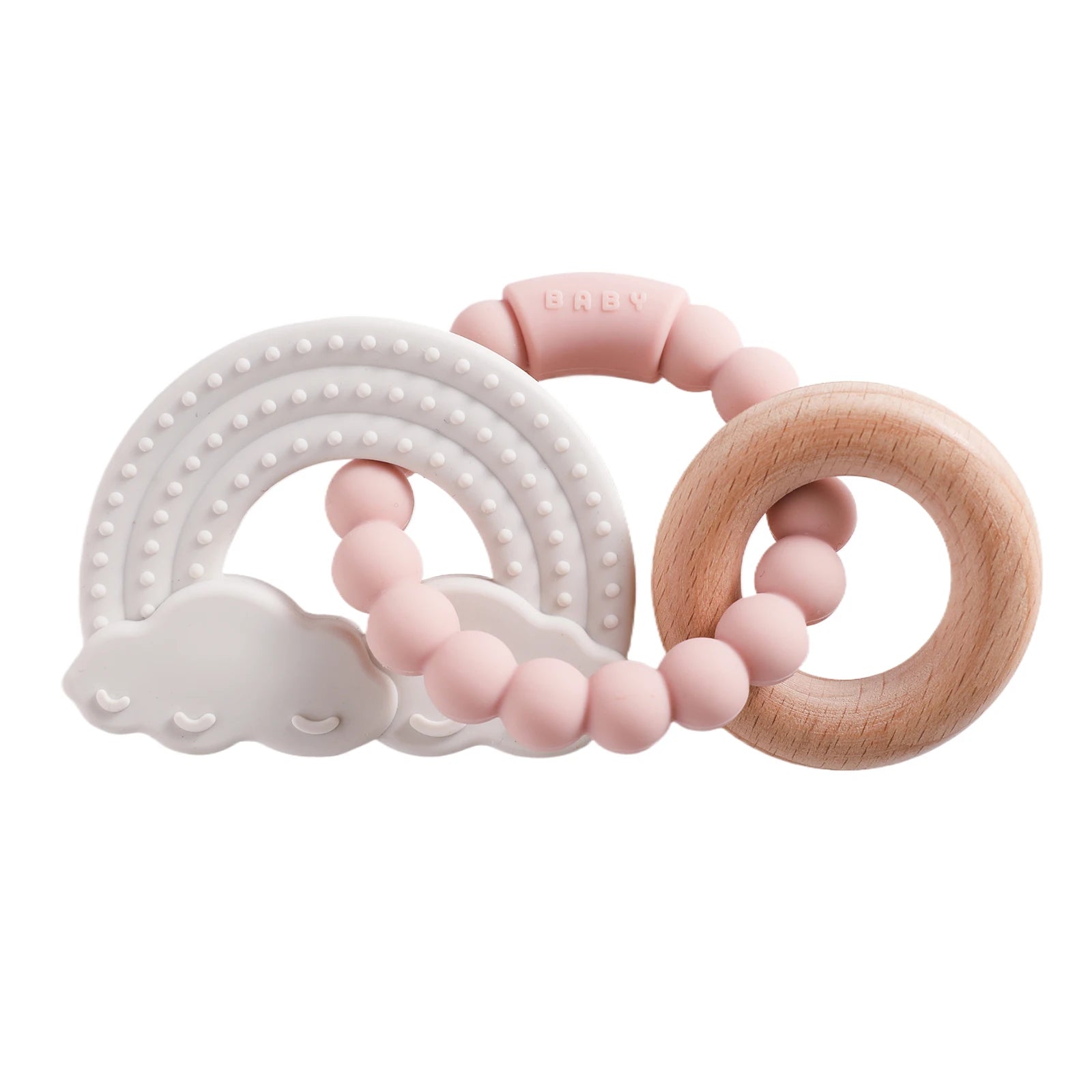 Pulsera Mordedora de Silicona (Doble Anillo) | Alivio Inmediato de la Dentición