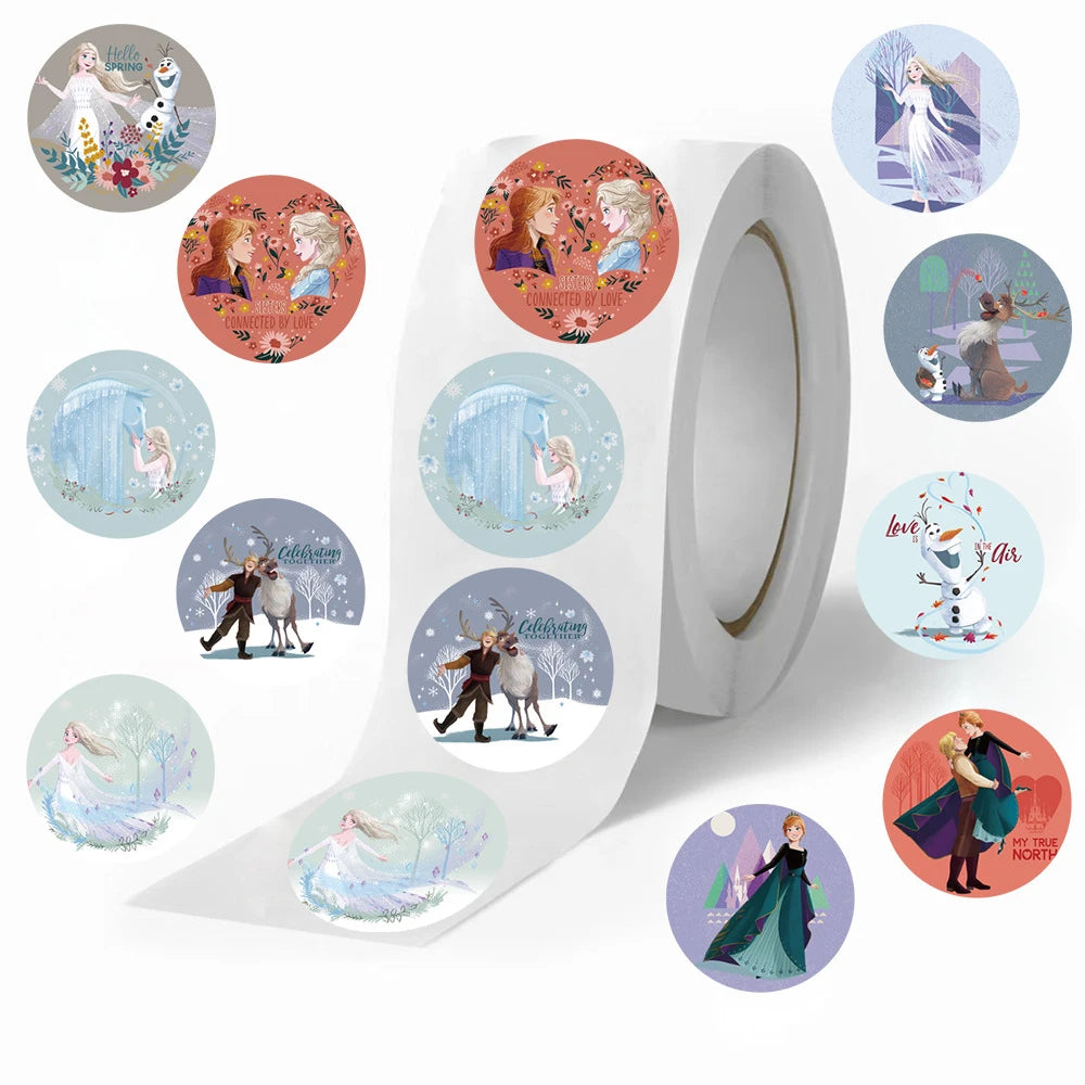 Rollo de 500 Pegatinas Disney & Pixar: ¡La Colección Más Grande!