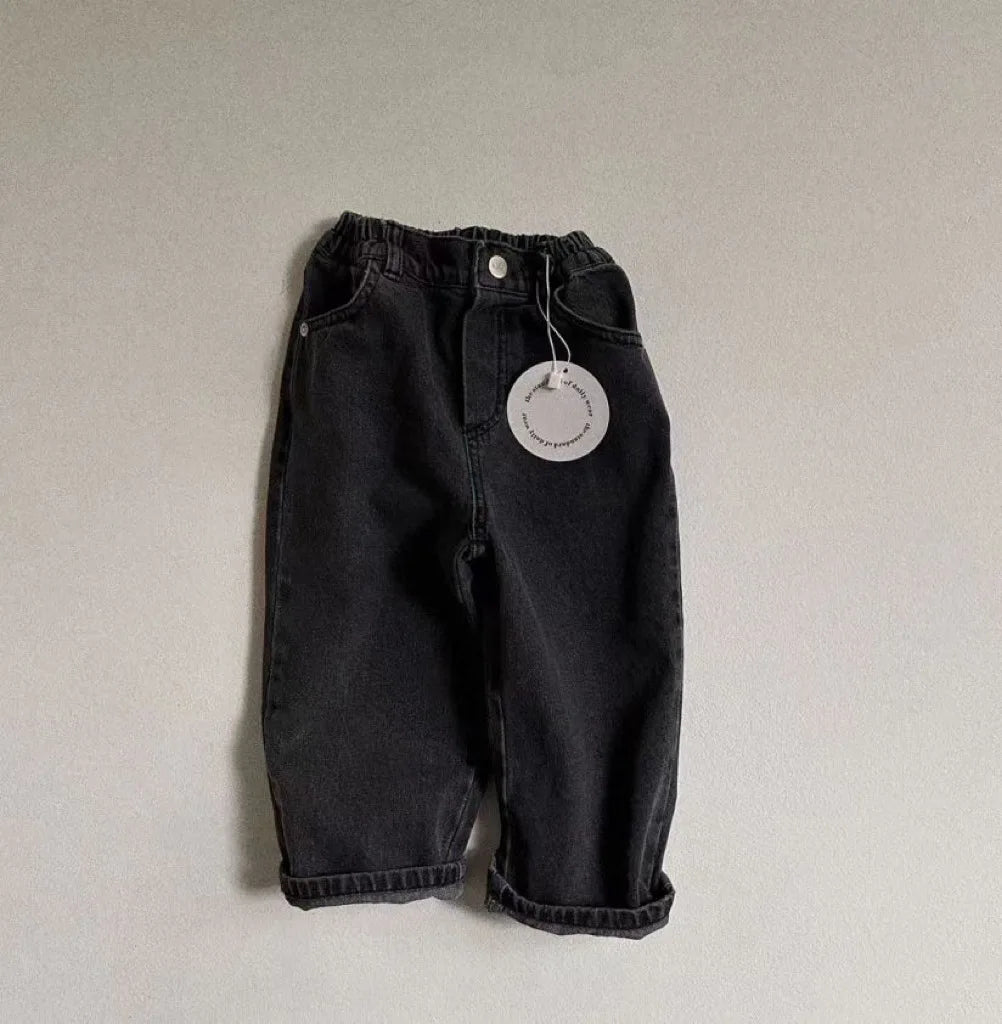Jeans Sueltos Unisex para Bebé: Comodidad Todo el Día (6M-5T)