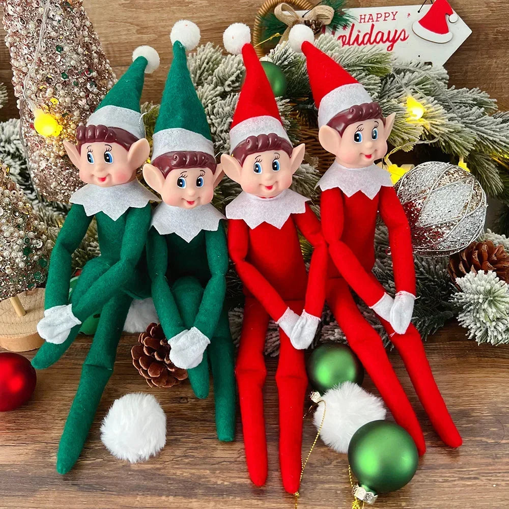 Duendes Navideños de Felpa - El Juguetón Decorador de Casa