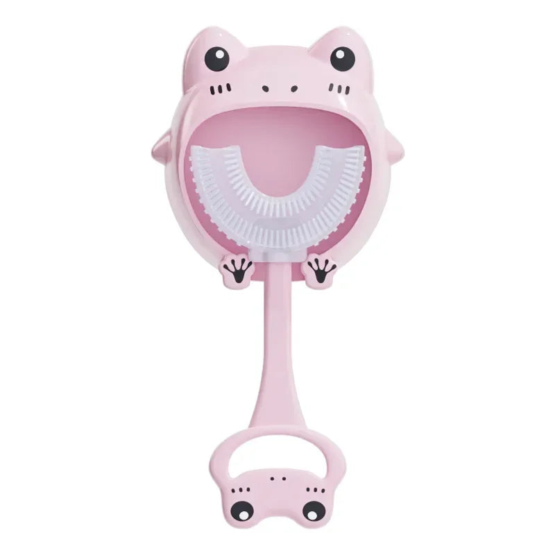 Cepillo Dental Infantil 360° "U" Estilo—Divertido y Seguro