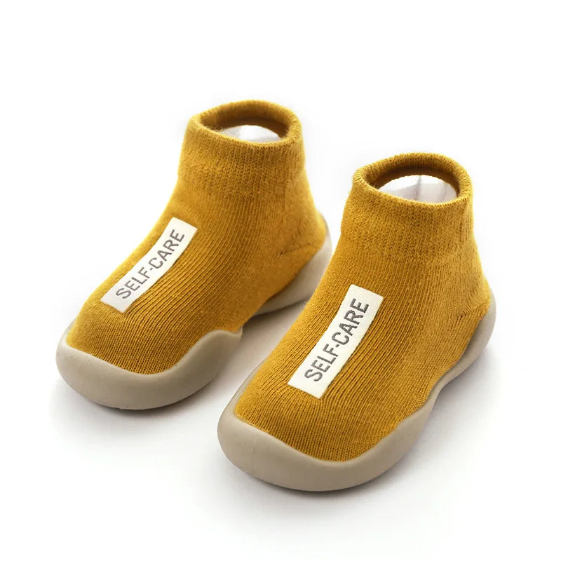Calceta-Zapato para Primeros Pasos - Suela de Goma Antideslizante (0-24M)