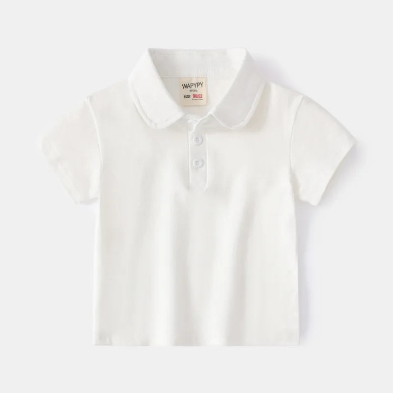 Playera Tipo Polo para Niño | Cuello Clásico y Bolsillo (12M-7T)