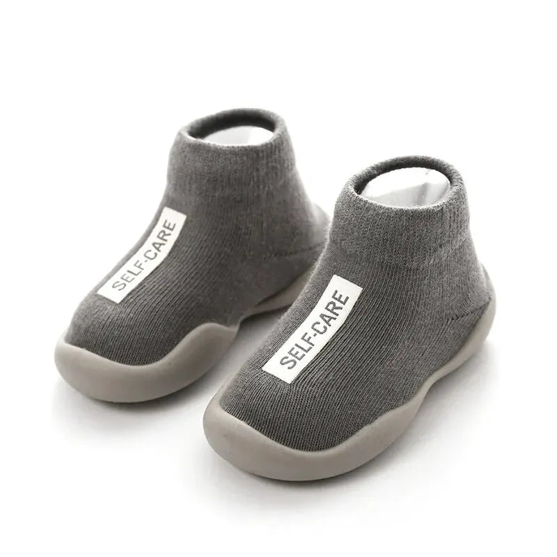 Calceta-Zapato para Primeros Pasos - Suela de Goma Antideslizante (0-24M)