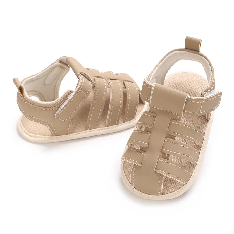 Sandalias Transpirables de cuero para Bebé (0-18M)