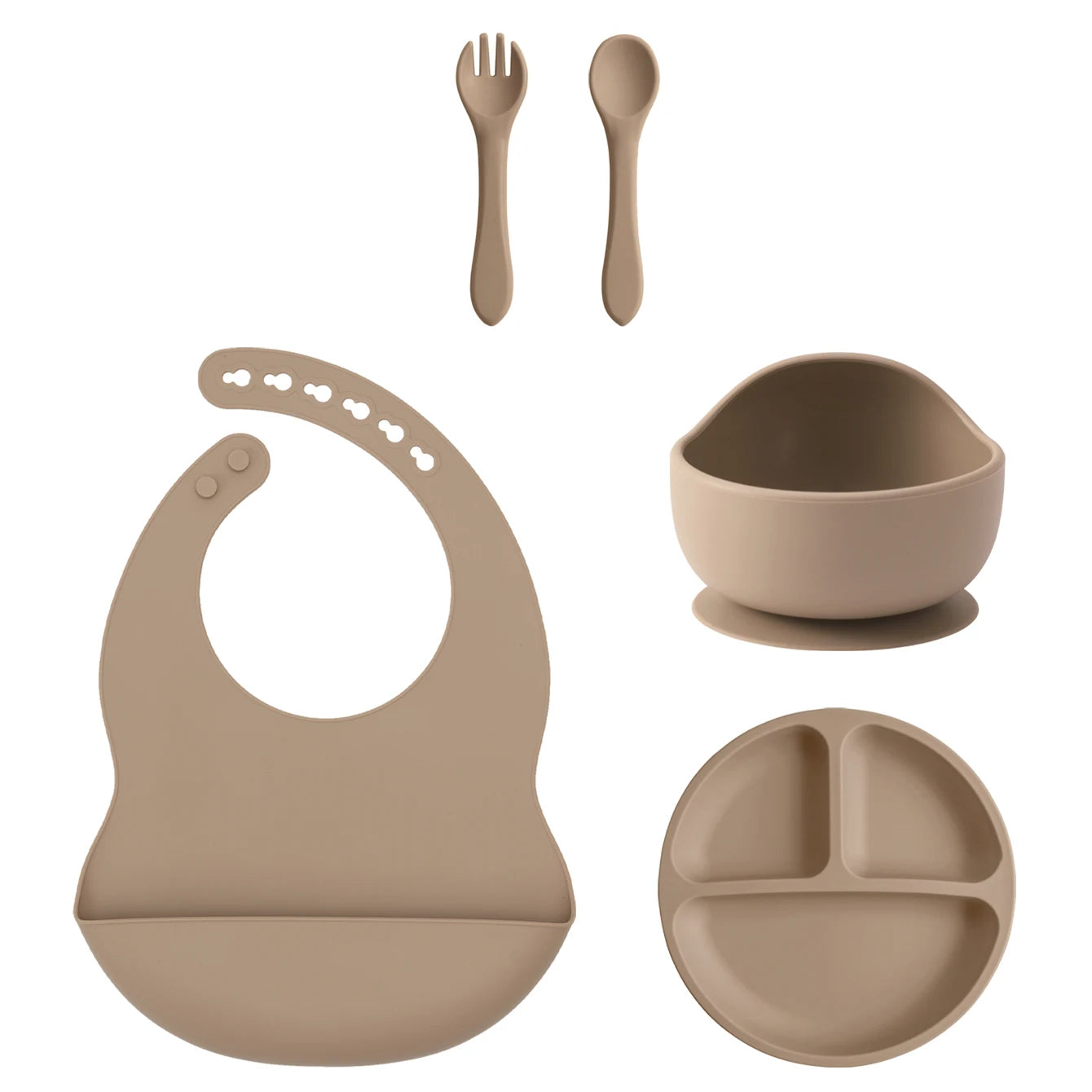 Set de Alimentación de Silicona 5 piezas