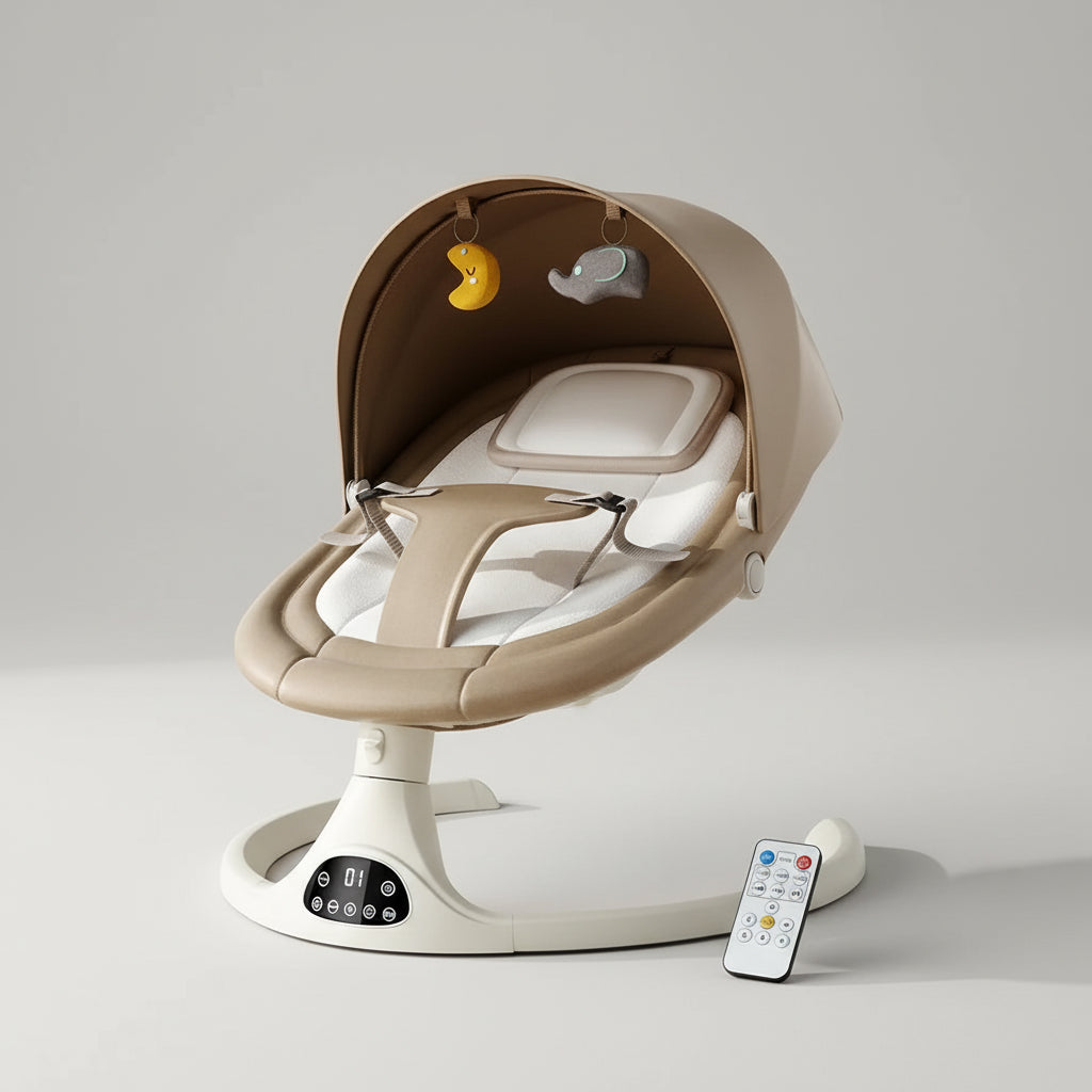 Sillón Mecedor Eléctrico 3 en 1 con Control Inteligente