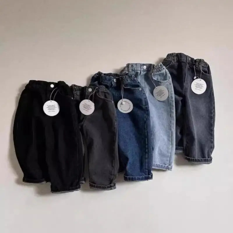 Jeans Sueltos Unisex para Bebé: Comodidad Todo el Día (6M-5T)