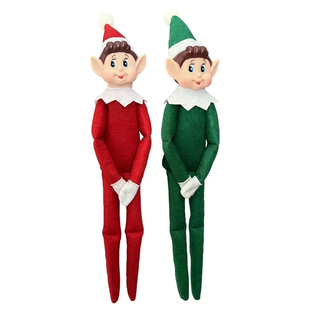 Duendes Navideños de Felpa - El Juguetón Decorador de Casa