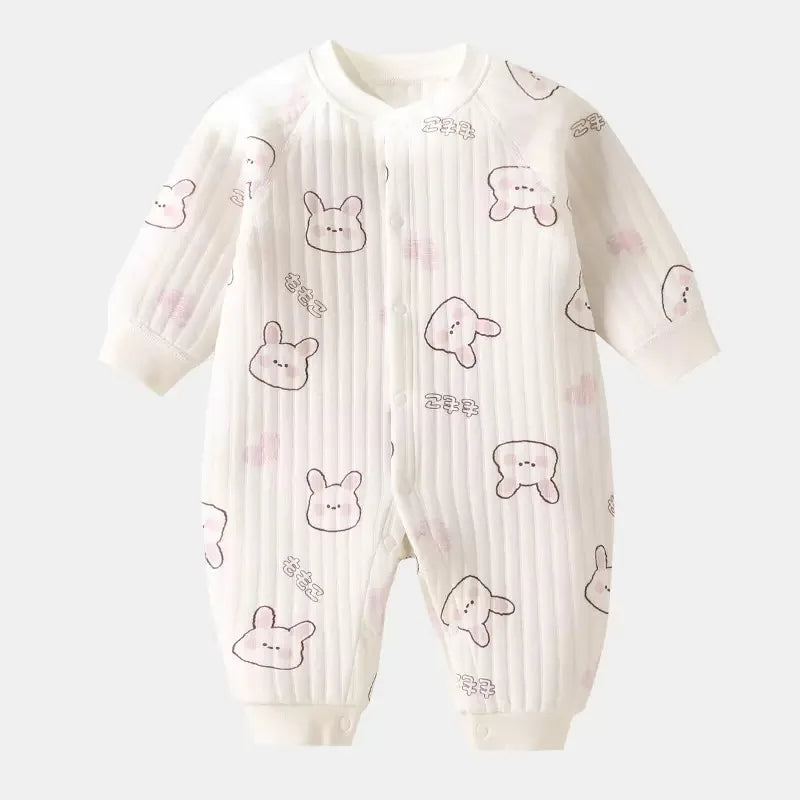 Mameluco Básico de Algodón estilo "Lounge" (0-24M)