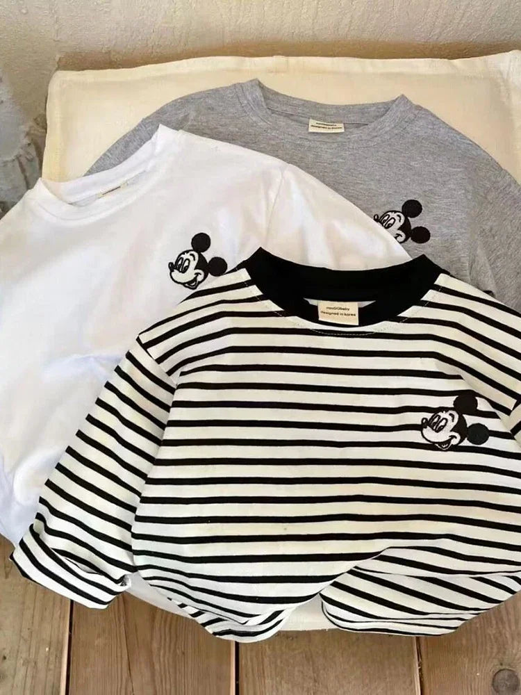 Conjunto Mickey Mouse  | Camiseta Manga Raglan y Pantalón (0-13T)