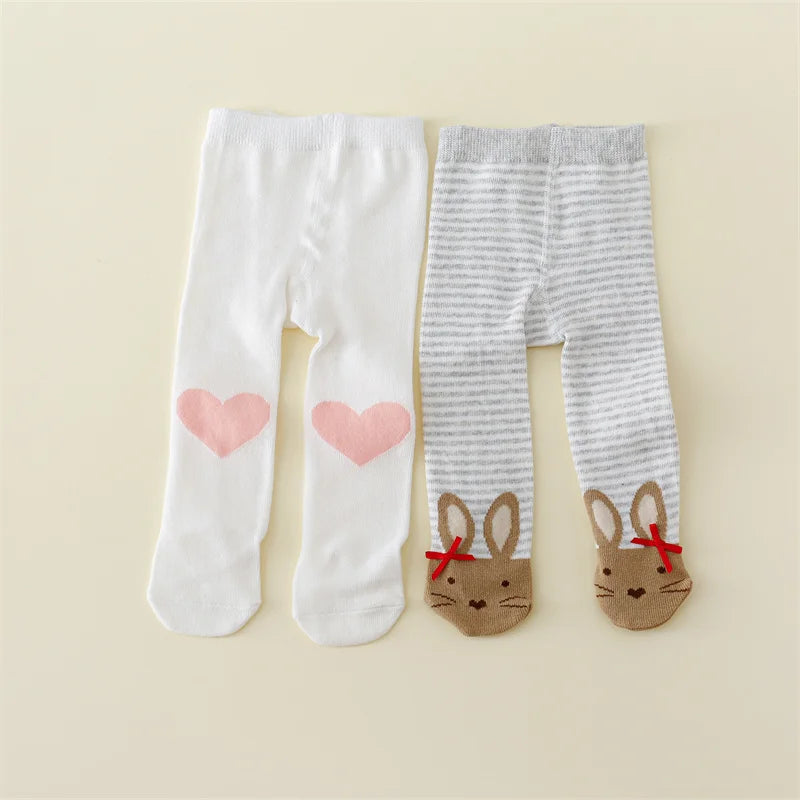 Set de 2 Pantimedias de Algodón para Bebé (0-12M)