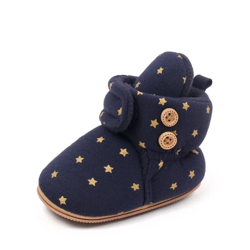 Botines "Pompones de Algodón" – Calidez para sus Primeros Pasos (0-18M)