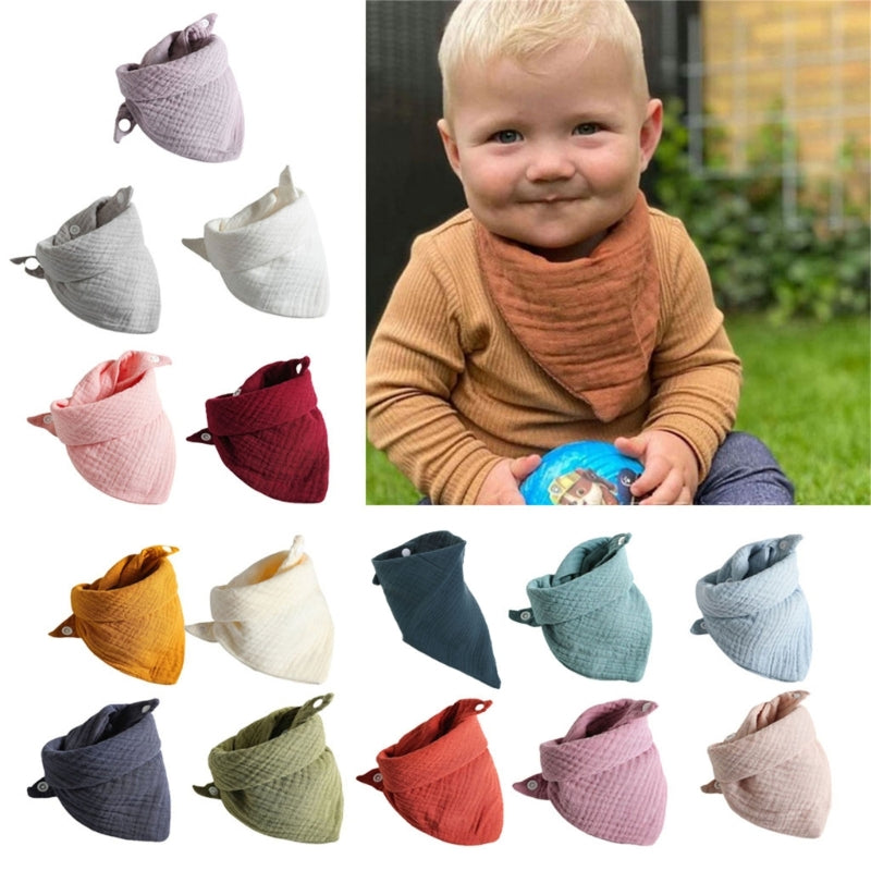 Set de 3 Baberos de Muselina | Súper Suaves y Absorbentes