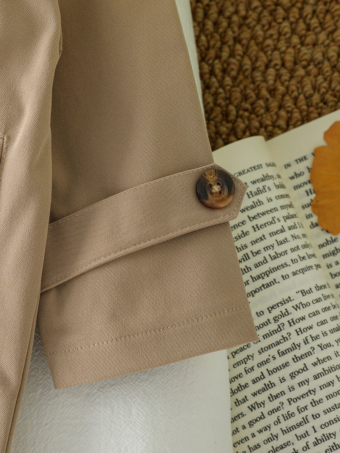 Gabardina de Moda para Bebé Niño - Diseño Clásico de Botones Dobles (1-3 Años)