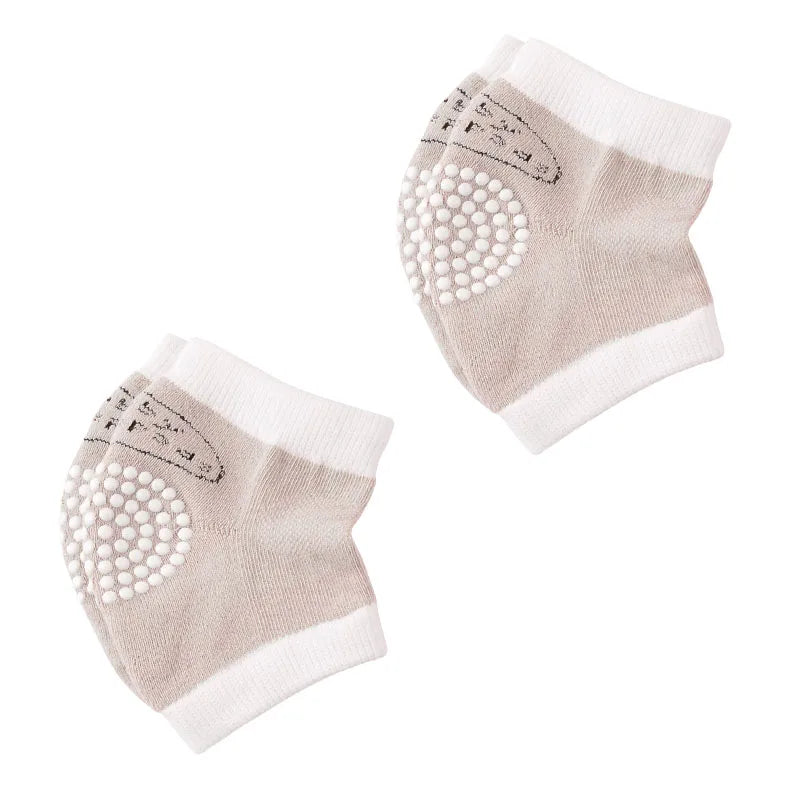 Rodilleras de Gateo Anti-Golpes para Bebé: Algodón Transpirable (0M-3T)