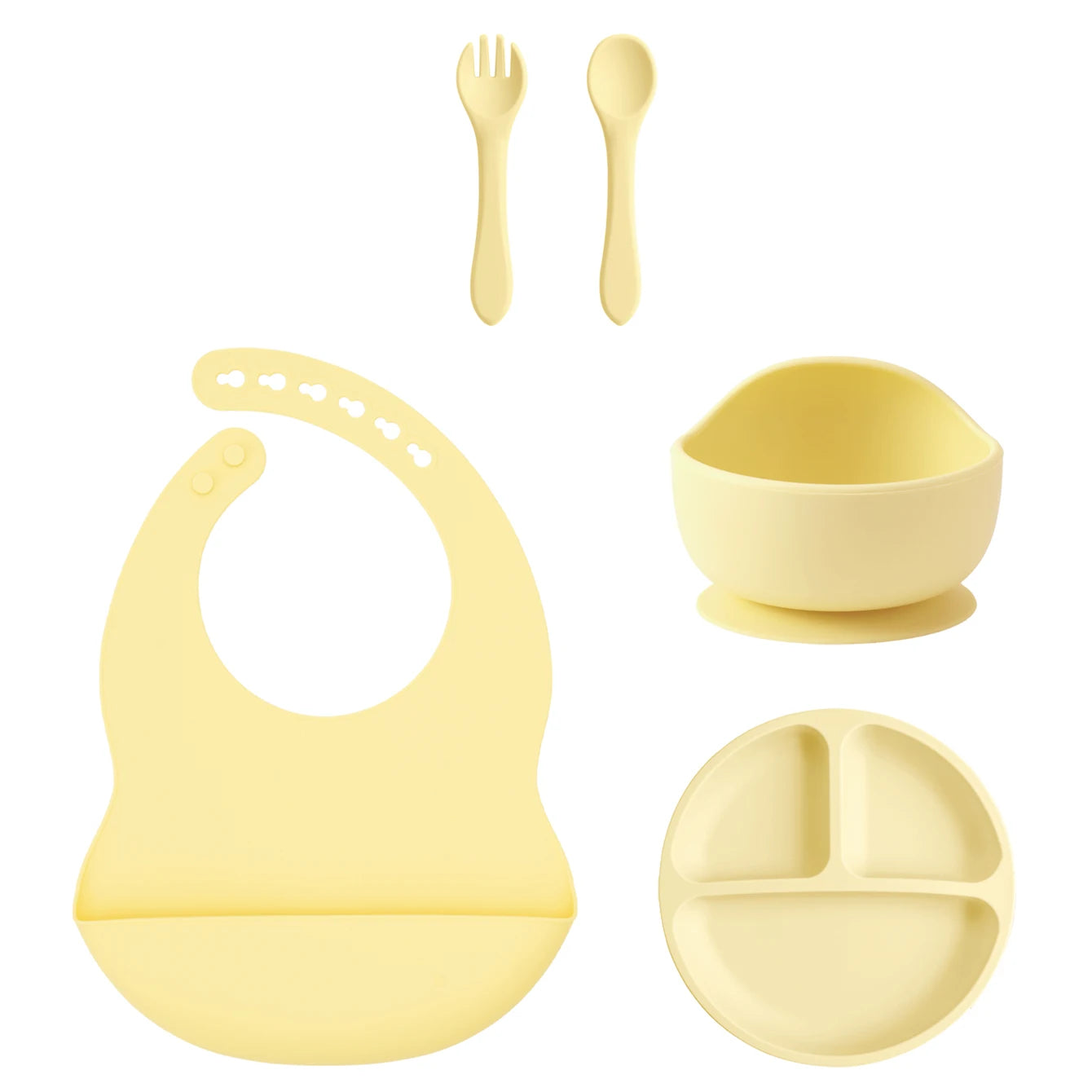 Set de Alimentación de Silicona 5 piezas