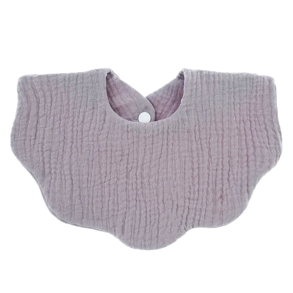 Babero Bandana de Algodón: Suave, Absorbente y de Color Sólido