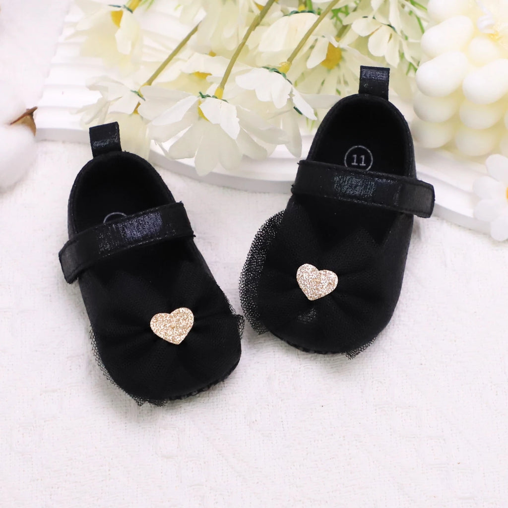 Zapatos con Moño de encaje Princesa para Primeros Pasos (0-18M)