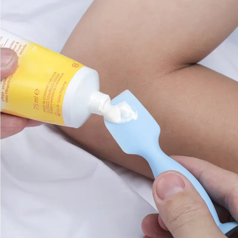 Espátula de Silicona para Crema de Pañal: Aplicador Suave e Higiénico