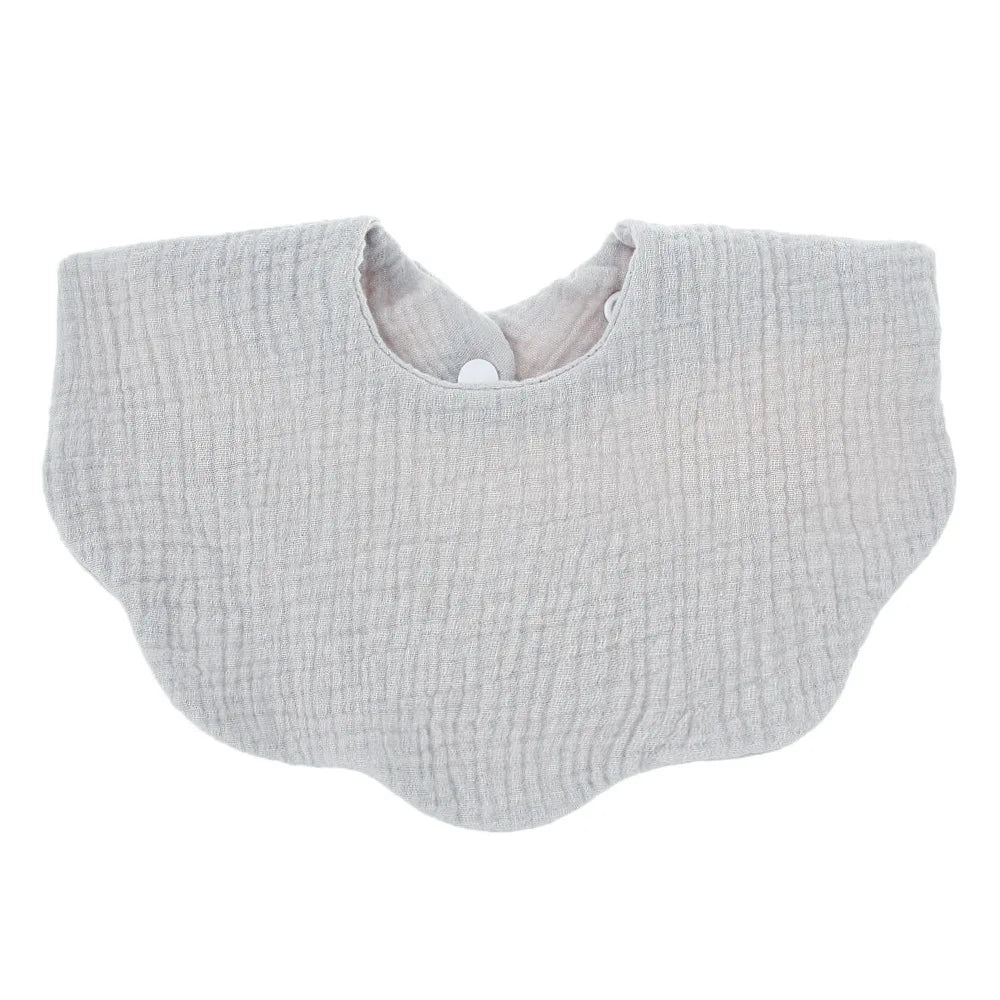 Babero Bandana de Algodón: Suave, Absorbente y de Color Sólido