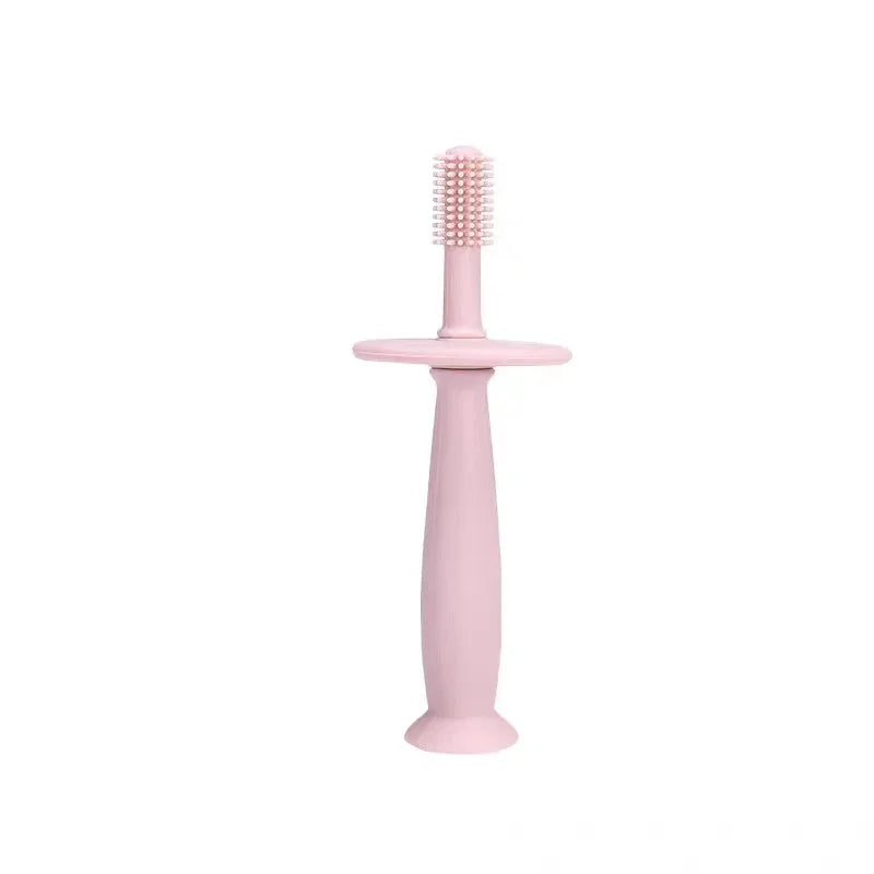 Cepillo de Dientes de Entrenamiento 360° con Protector y Base de Succión