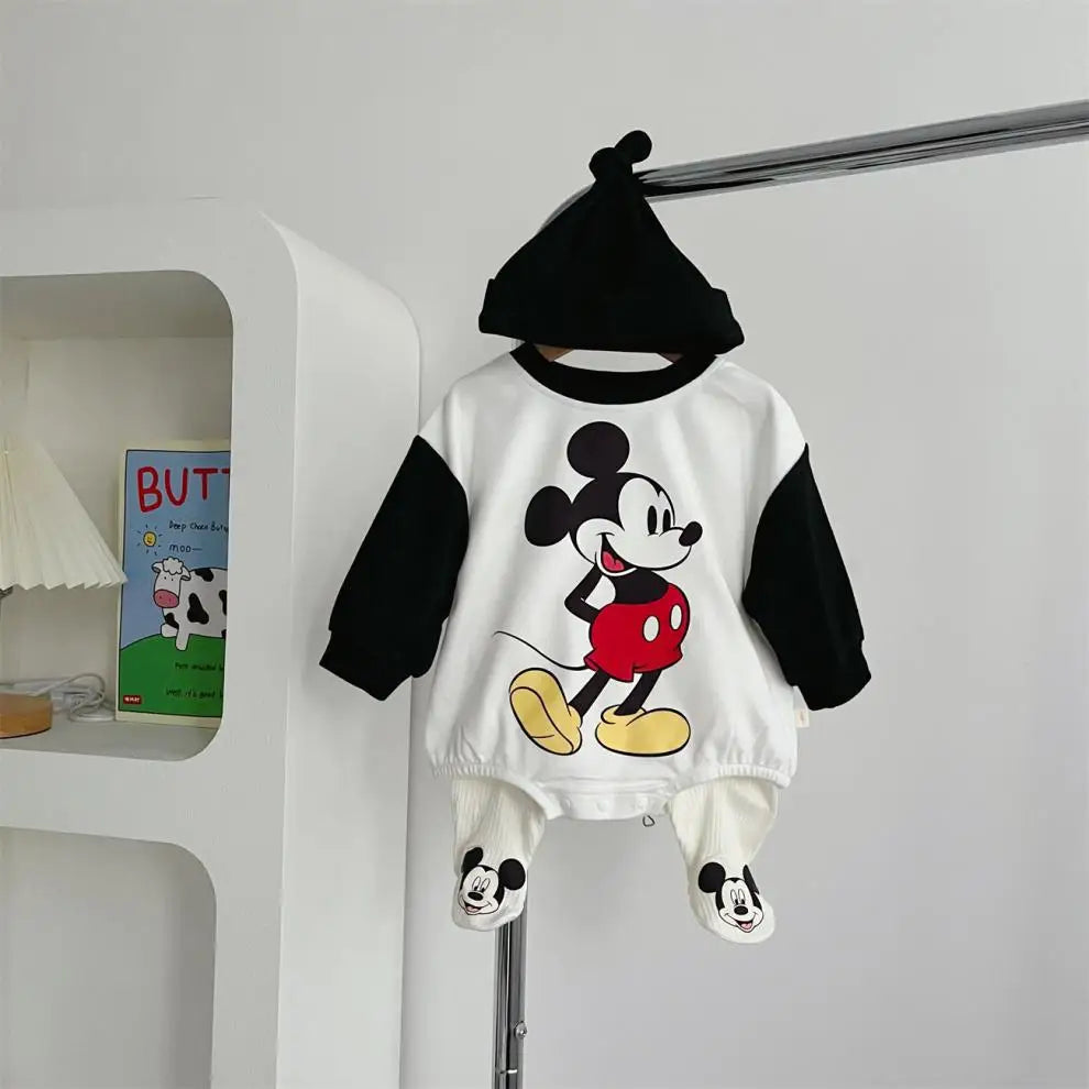 Conjunto de mameluco, gorro y calcetines Disney (3-18M)