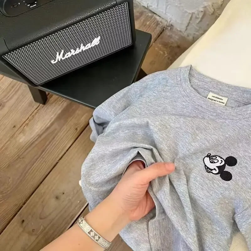 Conjunto Mickey Mouse  | Camiseta Manga Raglan y Pantalón (0-13T)