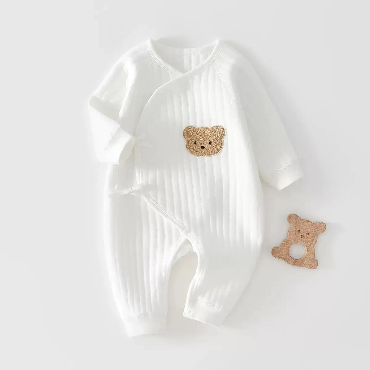 Mameluco Básico de Algodón estilo "Lounge" (0-24M)