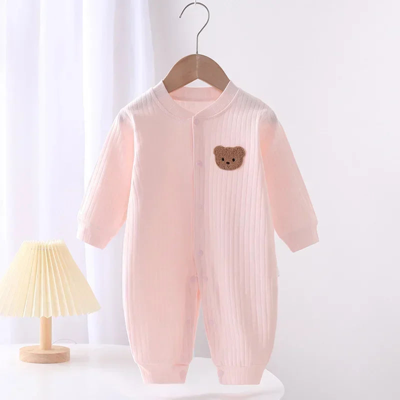 Mameluco Básico de Algodón estilo "Lounge" (0-24M)