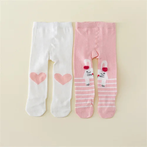 Set de 2 Pantimedias de Algodón para Bebé (0-12M)