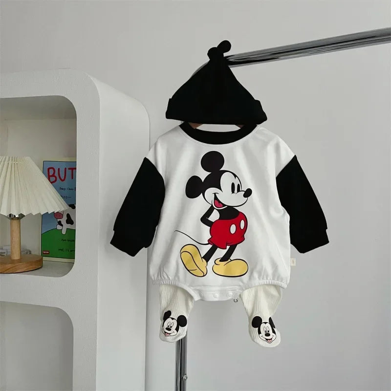 Conjunto de mameluco, gorro y calcetines Disney (3-18M)