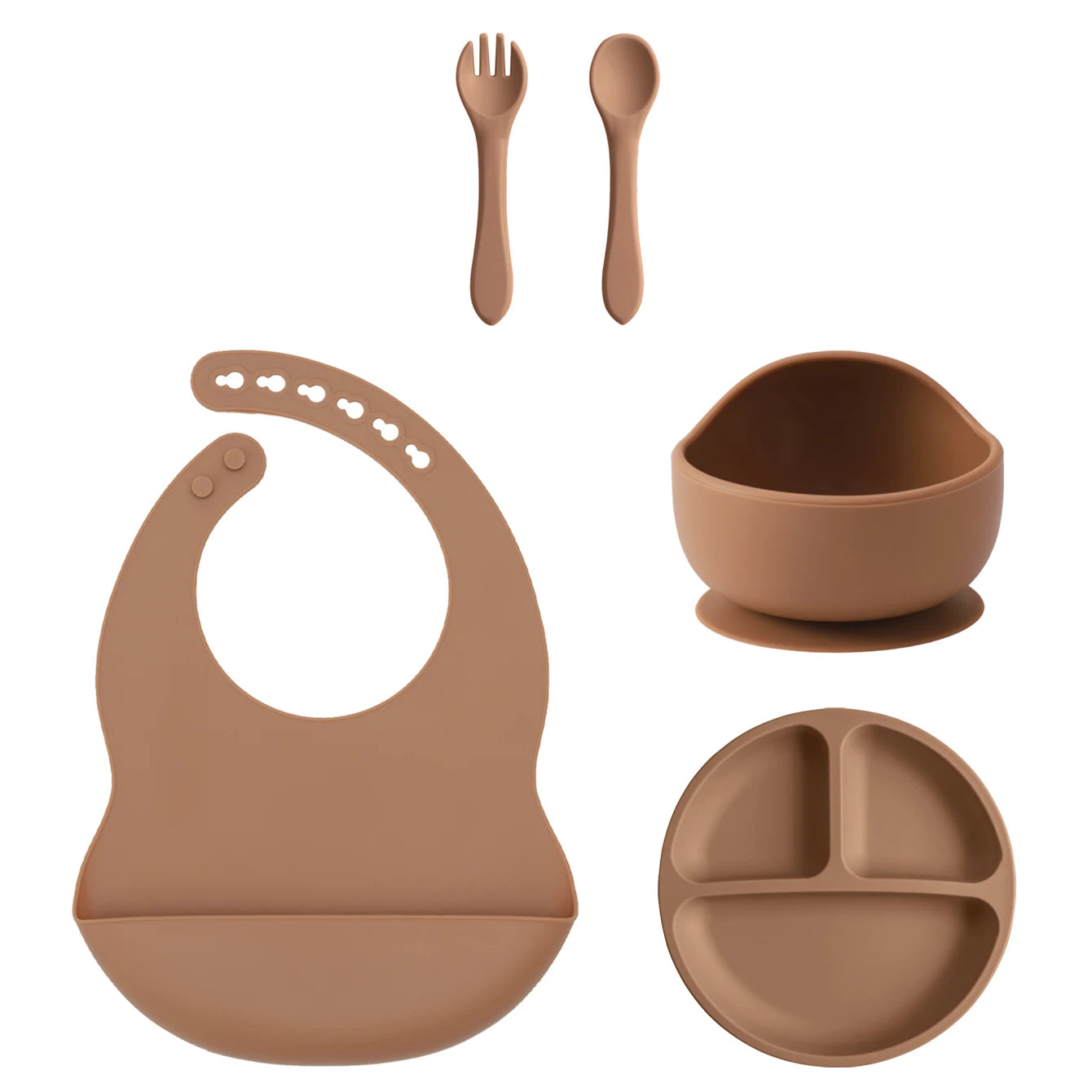 Set de Alimentación de Silicona 5 piezas