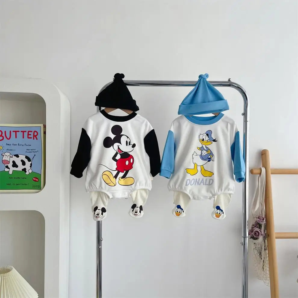Conjunto de mameluco, gorro y calcetines Disney (3-18M)