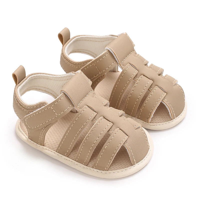 Sandalias Transpirables de cuero para Bebé (0-18M)