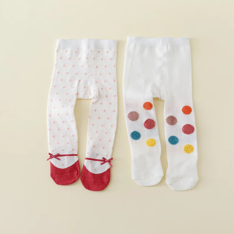 Set de 2 Pantimedias de Algodón para Bebé (0-12M)