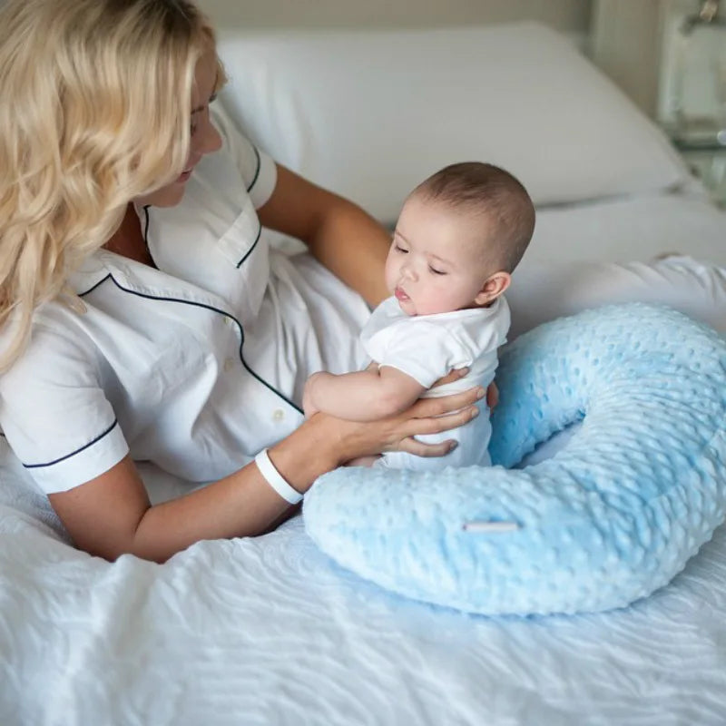Almohada de Lactancia Multifuncional en Forma de U | Cojín de Soporte Suave y Cómodo
