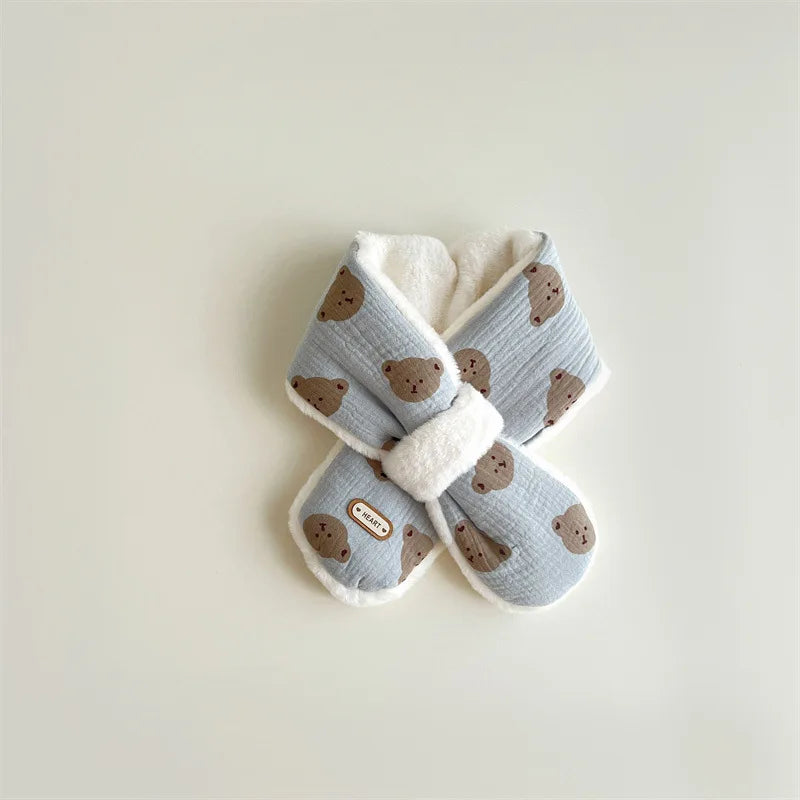 Cuello Felpa/Bufanda Estilo Coreano (2-10T)