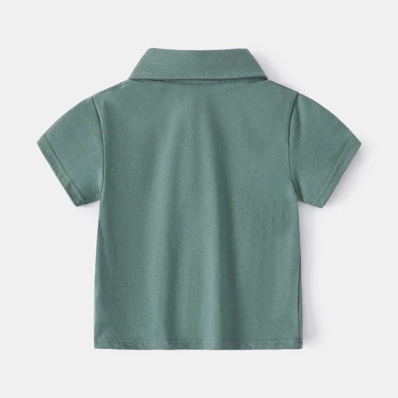 Playera Tipo Polo para Niño | Cuello Clásico y Bolsillo (12M-7T)