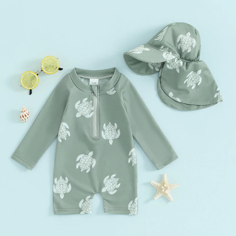 Bañador Infantil – ¡Protección y Estilo en Cada Chapuzón! (0M-3T)
